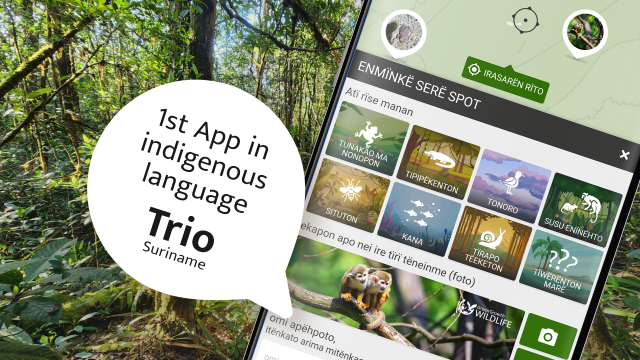 Die erste App in der indigenen Sprache Trio