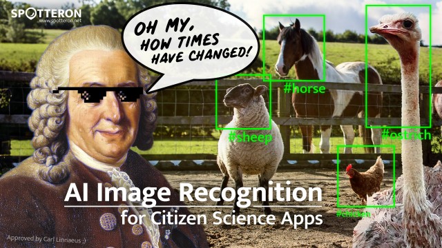 AI für Citizen Science Apps - Update zum SPOTTERON AI Bilderkennungssystem zur Arten- und Objektidentifikation